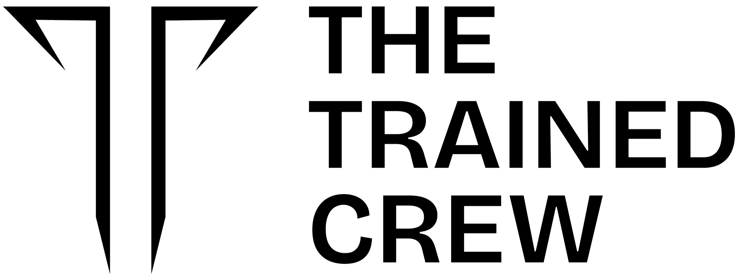 The Trained Crew horizontal logo